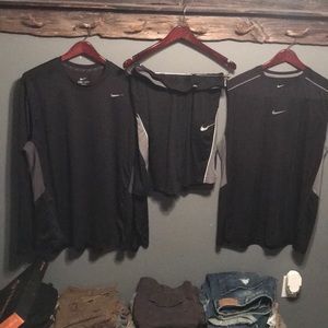 Nike Dri-Fit Long Sleeve, Shorts, Short Sleeve